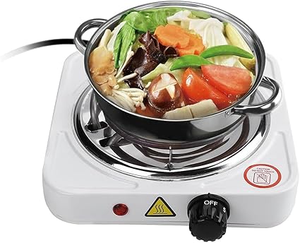 Electric Burning Plate,Electric Hot Plate Kitchen Countertop Stove Electric Heater Electric Cooker Plate for Cooking