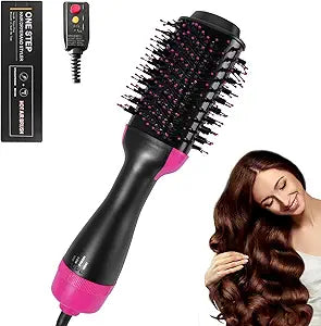 4-in-1 Hair Dryer Brush and Styler, Hot Air Blow Dryer, Volumizer with Ionic Technology