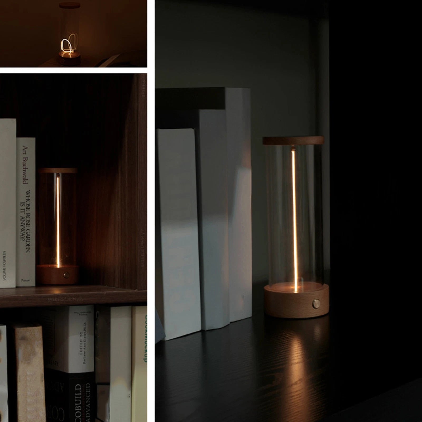 Cordless LED Desk Stand Lamp For Night Light Portable Ambient Lighting